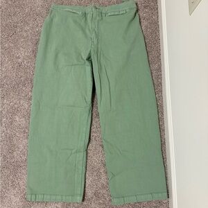 Madewell Emmitt wide leg crop pants